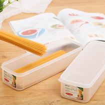Japan Import Seal Box Refreshing Box Chopsticks Containing Box Rectangular Noodle Box Dust-Proof Kitchen Containing Box