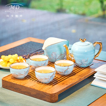 Margolonte Magolunia 7 head Lantern Tea set four kung fu tea set household tea set