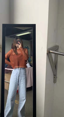 2020 Hollowed-out knitted women's summer loose smock top Korean version free shipping