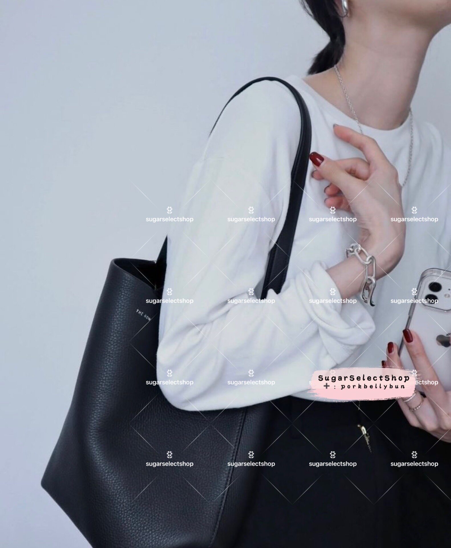 Сумка sugar |the row ns park tote medium 水桶包单肩包 此超连结是中号