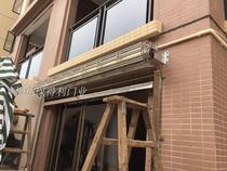 Electric roller shutter door Shop door Balcony door through flower roll gate Stainless steel tube roller curtain sliding door