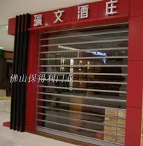Foshan Luxury Crystal Roll Curtain Door Bank Roll Gate Light Transmission Roll Door Shop Door Manual Door Stainless Steel Electric Gate