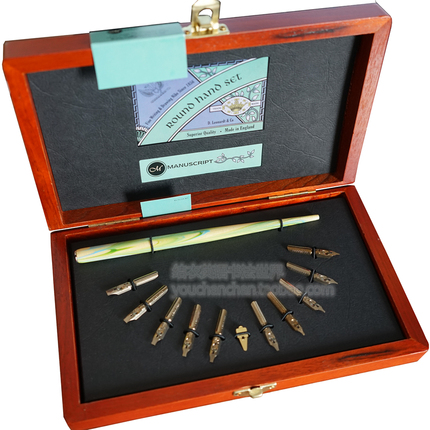 New gift box UK Manuscript English Calligraphy suit Gothic body italian self-sending gifts-Taobao