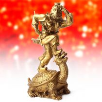 Xuanyou Kui Xing Dong Ding Monkey Pian Fighting Buddha Portrait Metal Sun Wukong Golden Monkey Qi Tiandai Great Saint Bronze Statue