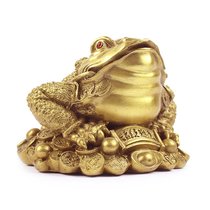 Xuanyou Feng Shui copper three-legged gold toad ornaments shop living room opening gift three-legged golden Chan large