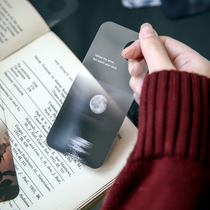 Dingge Phantom Landscape Transparent PET Bookmark Creative Planet Network Red Ins Book Page Sign Mobile Phone Shell Diy Decorative Material Card