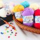 Shengtang 5-strand milk cotton baby scarf woolen ball medium thick thread ball blanket handmade diy knitting crochet material package