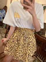 BORAKOO Korea Dongdaemun winter fashion items recommended~YELLOW BAO WEN elastic waist short skirt