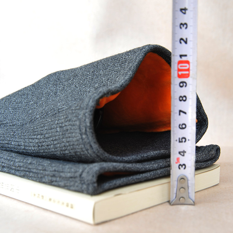 Thick with sincerity pure cotton plus suede enlarged lengthened thickened office male and female joint home warm kneecap