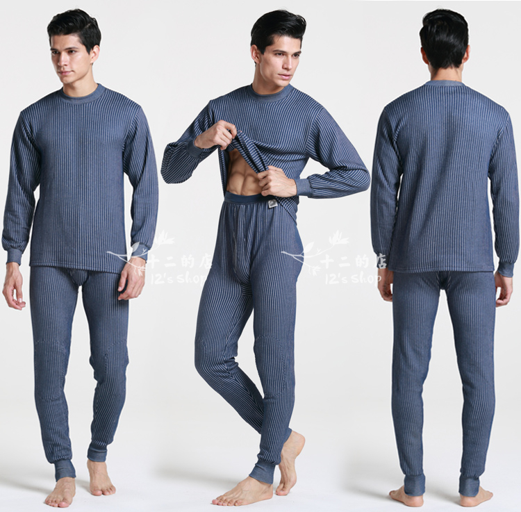 Mùa thu và mùa đông trung niên cộng với phân bón để tăng đàn ông và phụ nữ lỏng lẻo cộng với đầu gối vá bề mặt bông dày ba lớp bộ đồ ôm sát cho nữ