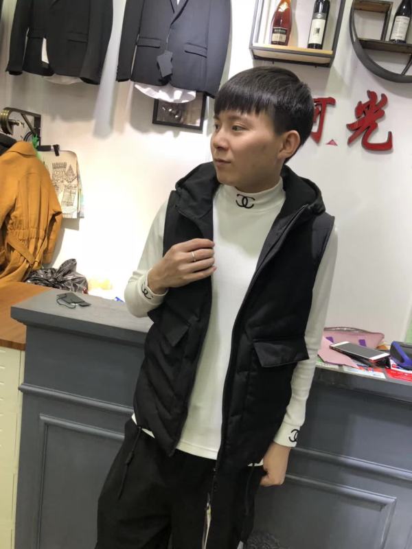 Phiên bản nam Hàn Quốc của xu hướng thu đông đẹp trai xuống áo khoác cotton nam Áo vest mỏng thanh niên vest vest vest nam ao khoac nam