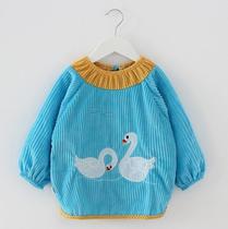 Spring spring Childrens down clothes Hood Thickened warm and velvety cover clothes baby eating hood waterproof girl wick