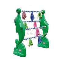 Kindergarten Sanitary Utensils Children Environmental Protection Plastic Cartoon Dolphin Wool Towel Rack Plastic Towel Rack Manufacturer Direct