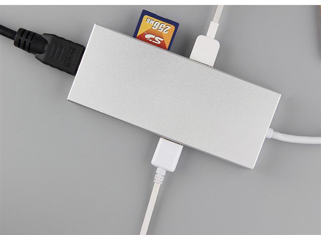 Phụ kiện máy tính bảng Lenovo miix5 pro Bộ chuyển đổi cáp hdmi loại c sang USB Ethernet