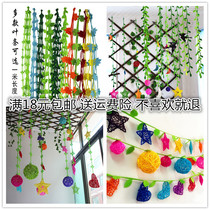 Kindergarten classroom corridor hanging ornaments spring swallow vine leaf Wicker butterfly creative decoration material in the air