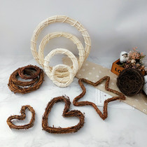 Yongsheng flower accessories rattan ring Garland car hanging ornaments handmade DIY material flower box processing