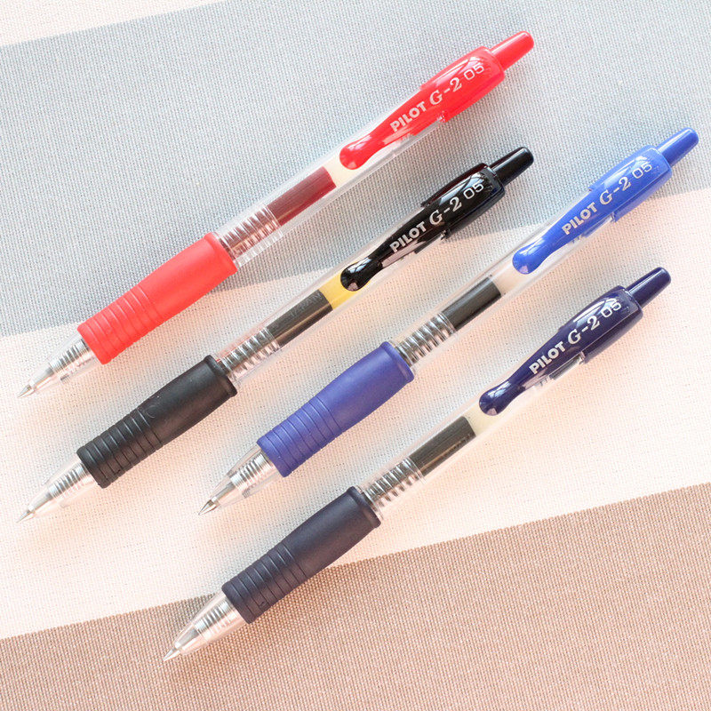 Japan PILOT Baile BL-G2-5 press type gel pen 0 5mm office signature pen smooth gel pen