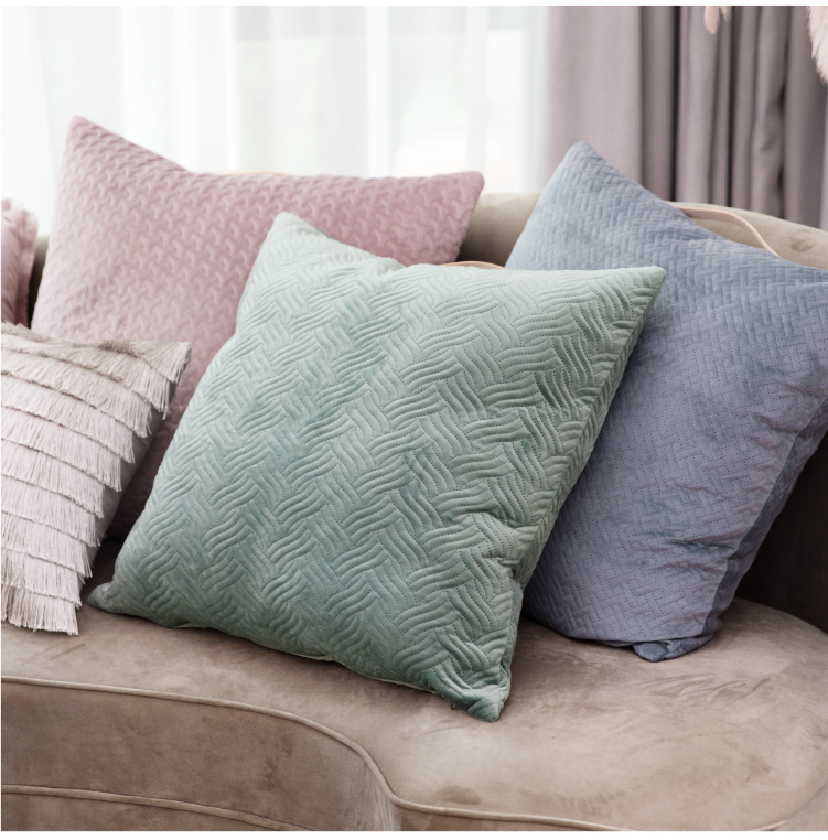 Forhome Bắc Âu in gối gối sofa phòng khách lớn gối phòng ngủ giường nhung nhung - Trở lại đệm / Bolsters Gối ngủ văn phòng mua ở đâu