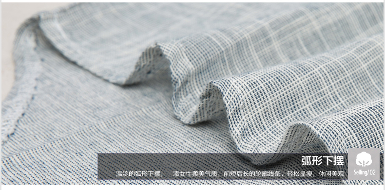 Han Chao tấn công kẻ sọc áo sơ mi nữ 2018 mùa hè mới Han Fan casual bảy điểm tay áo sơ mi trắng loose đứng cổ áo sơ mi sơ mi form rộng