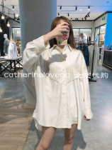 Price cut MOUSSY domestic lapel long tassel fashion loose long shirt 010DAB30-5640