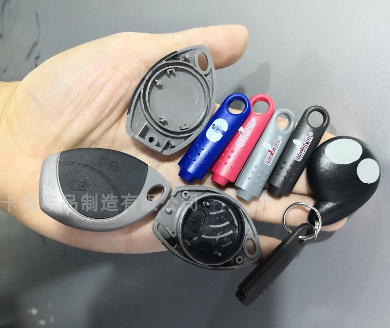 Suitable for India Toyota Automotive Malay Three points Order key shell chip Key shell Straight Key Shell