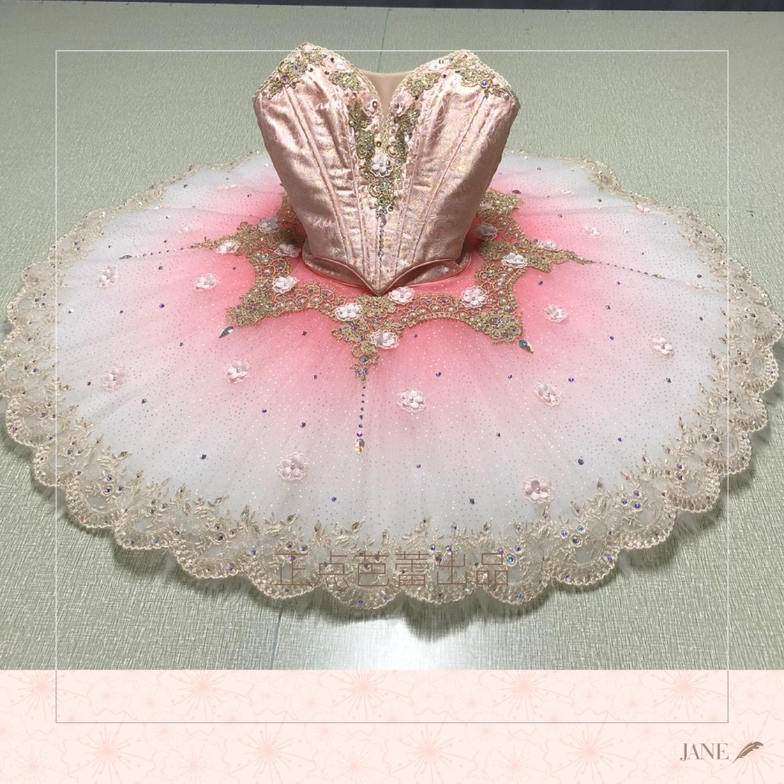 Positive Point Ballet Professional Ballet Tutu Performance Pan Dress Tailored