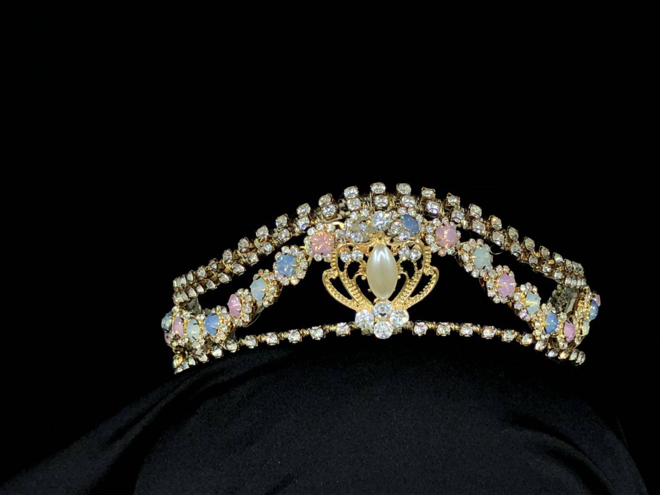 Professional ballet headdress custom classical court stage headdress crown