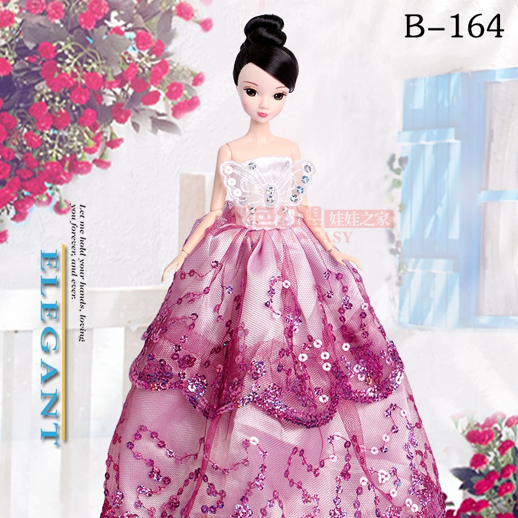 Váy búp bê có thể được sử dụng phụ kiện 1/6 bé xinh đẹp kiểu váy ống top váy cưới lãng mạn búp bê anna