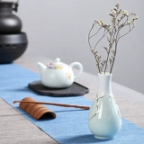 东茶西壶 Карманная садовая столешница маленький цветок, цветочная дорога Керамическая керамика маленькая цветочная бутылка.