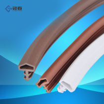 Ganchun wooden door square leather strip card slot window door and window sealing strip anti-collision strip soundproof strip wind and dust strip