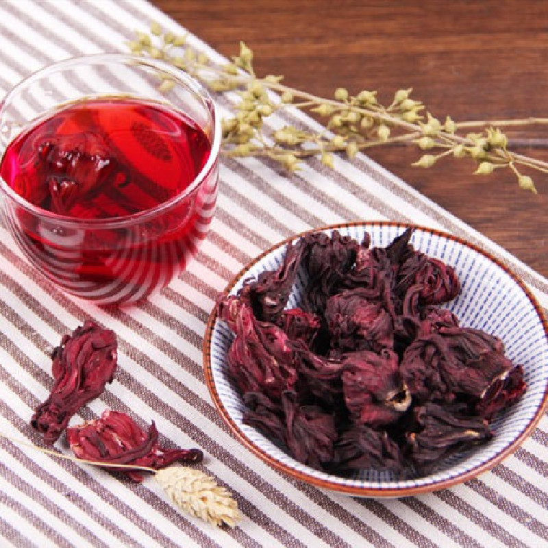 Yunnan whole roselle tea dried roselle tea bulk 50g fresh flower and fruit tea non-superior preserved fruit