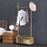 Nordic Light Luxury Simplicy Cloak Rack Современная спальня домашняя вешалка для хранения железной полки посадка на полку