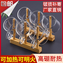 Thickened high temperature explosion-proof glass cup small tea cup tea cup mini small tea cup small wine cup