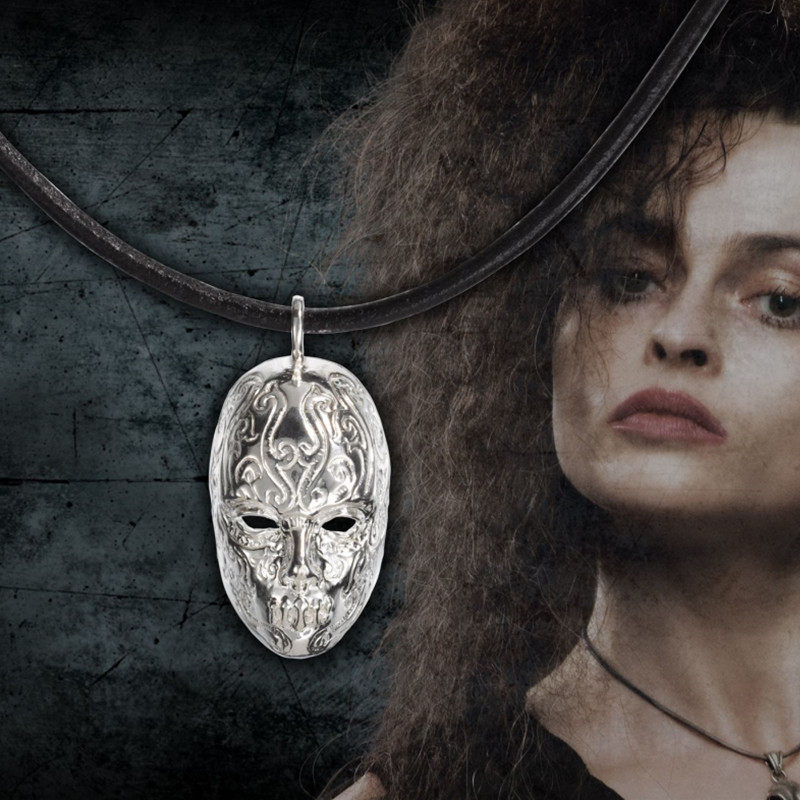 American Official Web Harry Potter Perimeter Bella Food Die Mask Pendant Pendant Pure Silver Necklace