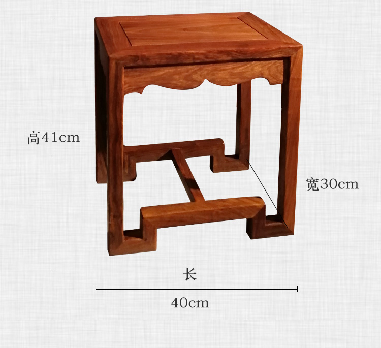 Gỗ gụ nội thất gỗ hồng mộc Cây kim ngân hoa hồng gỗ rắn mới Trung Quốc Xiangyun bàn trang điểm căn hộ nhỏ gương trang điểm - Bộ đồ nội thất giường gỗ