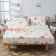 Bộ đồ giường bằng vải cotton nguyên chất lily một mảnh bọc nệm bảo vệ 1,8 m 2 tấm nệm cao su có thể tháo rời - Trang bị Covers