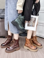 Martens, резиновые ретро короткие сапоги