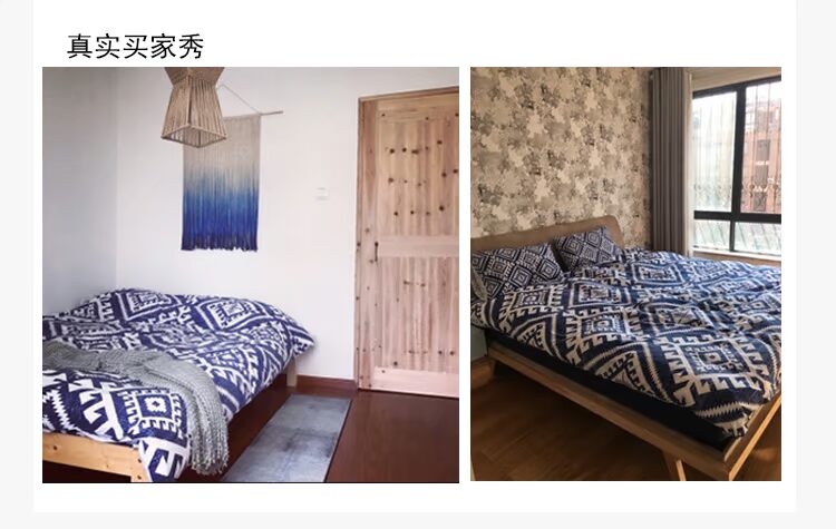 Mofei nhà dệt may Bộ chăn ga gối cotton phong cách châu Âu và Mỹ Ma-rốc bốn bộ chăn ga gối 1,2m / 1,5m / 1,8m - Bộ đồ giường bốn mảnh chăn ga đẹp