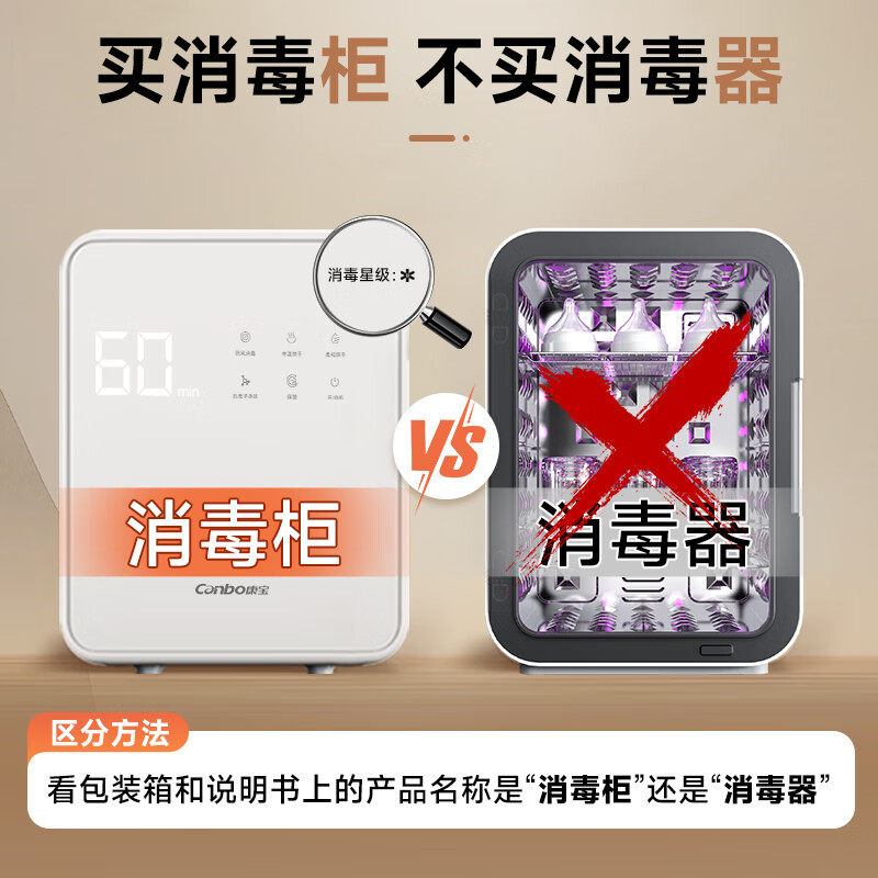 Kangbao Yufeng Baby Bottle Sterilizer Cabinet with Drying Function, Two-In-One Baby-Specific Sterilizer, Small Household Hot Air Sterilizer