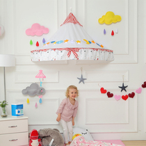 Childrens tent indoor princess girl baby reading corner layout Reading hut Kindergarten decoration