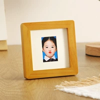 Цвет бревна+прямоугольная бумага для карты [дисплей карта фото 3.5x5.3см]]]