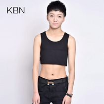 KBN les corset reinforced bandage flat chest chests tt short adhesive hook super flat corset cotton vest