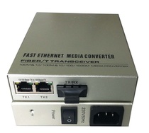 电信级内电2电口100M收发器 一光两电收发器1光2电收发器 3年保