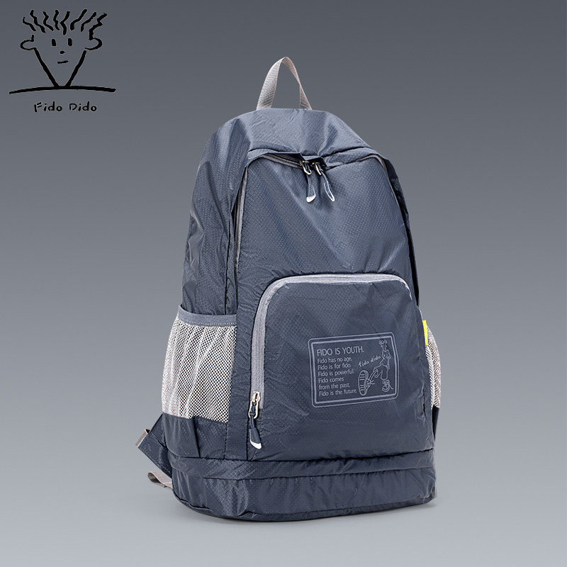 Fidudy all new rear shoulder bag men's bag big capacity travel bag women ultralight waterproof nylon pack folding pack