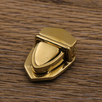 Pure brass bag hardware accessories lock copper chain High-grade pure copper lock switch lock buckle handmade duck tongue lock
