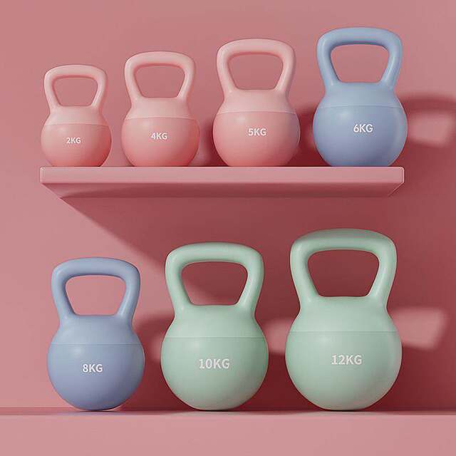 Soft Kettlebell Women's Fitness Household Liu Genghong Professional Weight Loss 5kg 6kg Men's Sports Solid Cast Iron 8