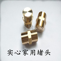 Factory direct copper outer wire copper joint (solid) outer wire plug 4 points 1 2 household models