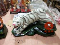 Tiger Master 08 down the mountain White Tiger five Tigers traditional craft religious belief Buddha statue statue Buddha 30cm
