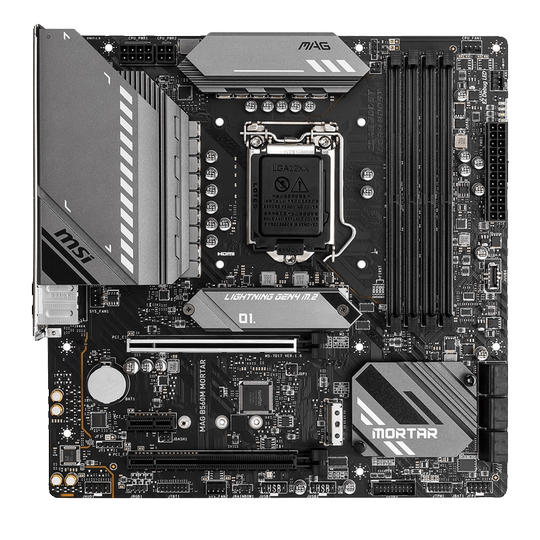 库存工包微星B560M MORTAR迫击炮电脑主板英特尔10代11代CPU双M.2