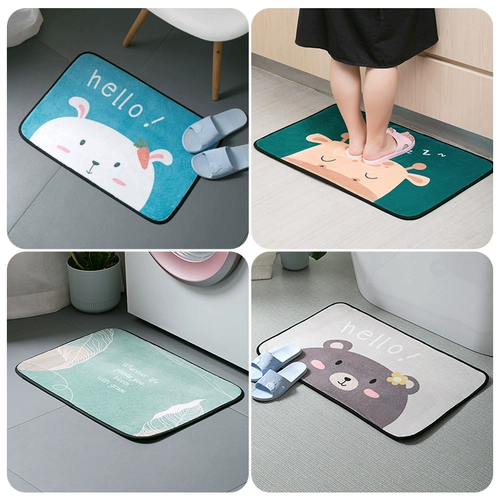 居家家 Ковер для домашнего использования, быстросохнущий нескользящий коврик, хорошо впитывает воду
